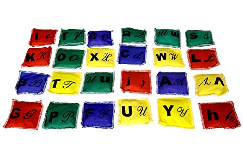 알파벳 공부 빈백 GSI Alphabet Cotton Bean Bags Educational Toss Light Durable 어린이 Learning Multicolour 26 Pieces A-Z