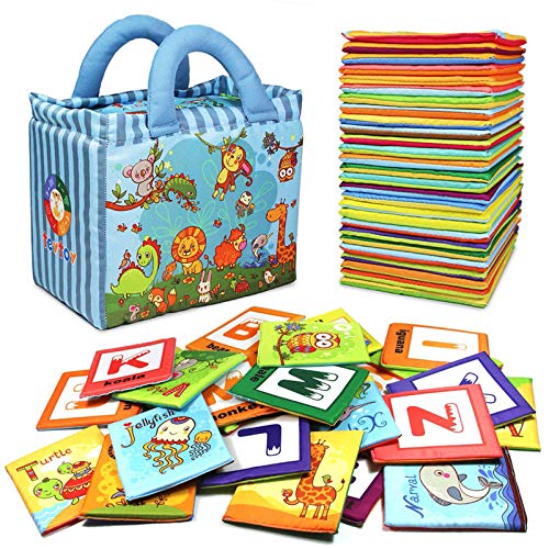 소프트 알파벳 카드26개입 teytoy Baby 토이 Zoo 시리즈 26pcs Alphabet Cards Cloth 가방 Over 0 Years