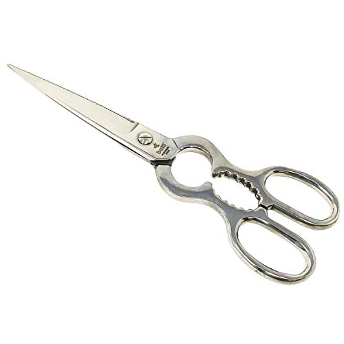 Batil 8.5 Multi-Use Kitchen Scissor - Heavy-Duty Stainless Steel Shears - Professional Restaurant Kitchen And Chef Grade - Made In Portugal by Batil