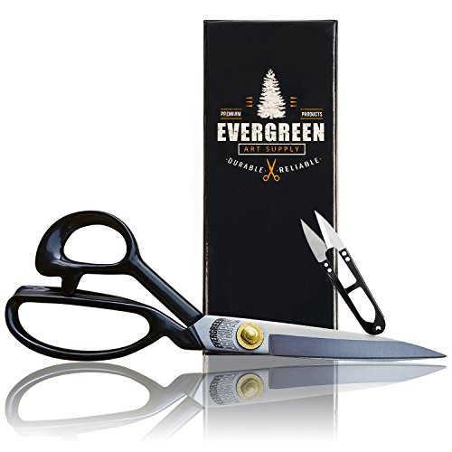 Sewing Scissors +Free Thread Snips - Heavy Duty Stronger Than 스테인레스 스틸 프로페셔널 All Purpose Shears Fabric Office Sharp Tailor Dressmaker Craft Paper