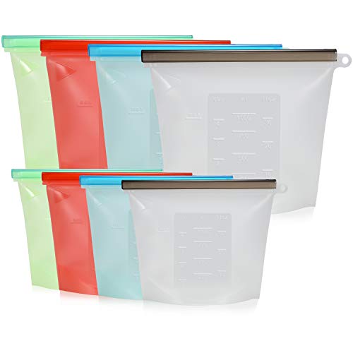 집들이선물 실리콘 밀폐용기 세트 옵션 택1 ( 수량 확인하세요 ) Reusable Silicone Food Storage Bag