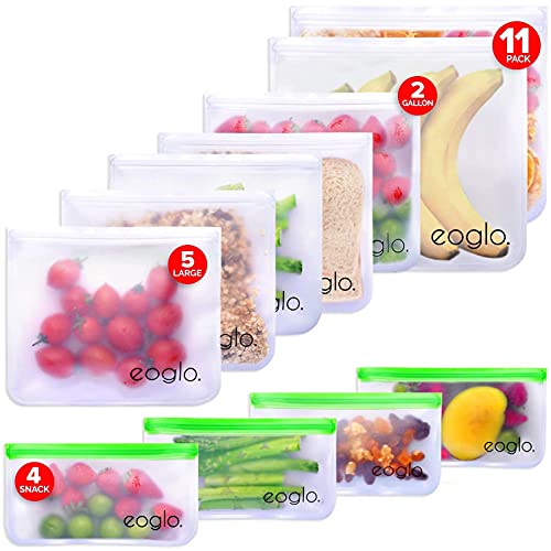 집들이선물 실리콘 밀폐용기 11개 세트 Reusable Storage Bags (11 Pack)