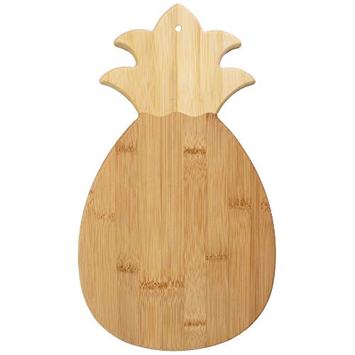 집들이선물 파인에플 쉐입 대나무 도마 Totally Bamboo Pineapple Shaped Bamboo Serving and Cutting Board, 14-3/8