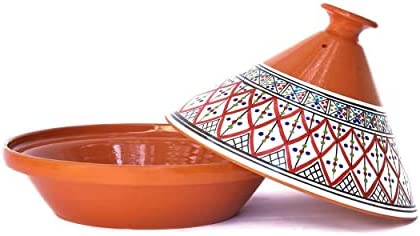 내 주방이 돋보이는 예쁜 타진 플레이트 사이즈/색상 택1 Kamsah Hand Made and Hand Painted Tagine Pot Moroccan Ceramic Pots For Cooking and Stew Casserole Slow Cooker