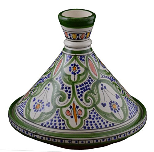 내 주방이 돋보이는 예쁜 타진 플레이트 Moroccan Handmade Serving Tagine Exquisite Ceramic With Vivid Colors Traditional 12 inches Across XLarge