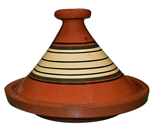 내 주방이 돋보이는 예쁜 타진 플레이트 Moroccan Lead Free Cooking Tagine Glazed X-Large 13 Inches in Diameter Authentic Food