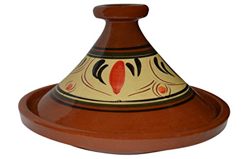 내 주방이 돋보이는 예쁜 타진 플레이트 Moroccan Cooking Tagine Handmade Lead Free Safe Glazed Medium 10 inches Across Traditional