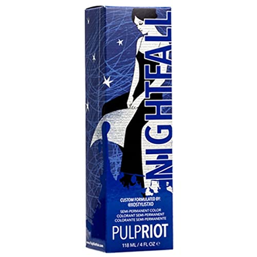 Pulp Riot Semi-Permanent 헤어 Color 4oz- Nightfall