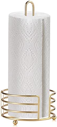 집들이선물 키친타올걸이/홀더 색상 택1 Buruis Standing Paper Towel Holder, 13 X 6 Inch Modern Decorative Countertop Rolls Holder for Kitchen, Toilet, Pantry and Bathroom
