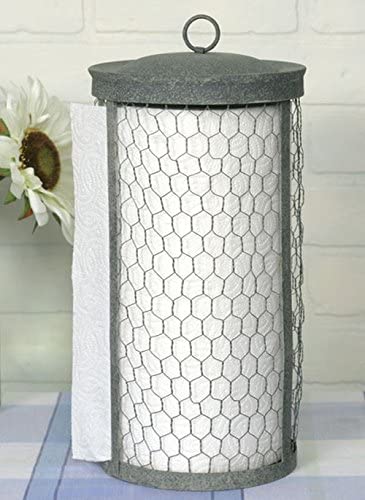 집들이선물 키친타올걸이/홀더 Colonial Tin Works Chicken Wire Paper Towel Holder