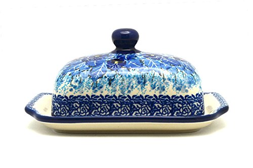 집들이선물 버터 보관함 Polish Pottery Butter Dish - Unikat Signature - U3639