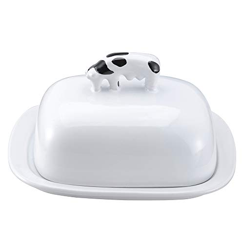 집들이선물 버터 보관함 Danxia Ceramic Butter Cheese Dish, 7.75&quotx6.25&quotx4