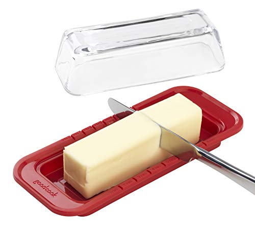 버터 보관함 Goodcook Butter Dish, Clear
