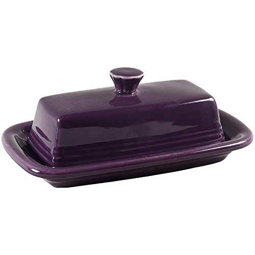 집들이선물 버터 보관함 Fiesta X-Large Covered Butter Dish In Mulberry