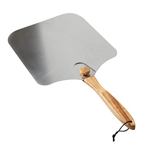 Honey Can Do Fldng Pizza Peel Wdn Hndle 14 KCH-08436 Silver