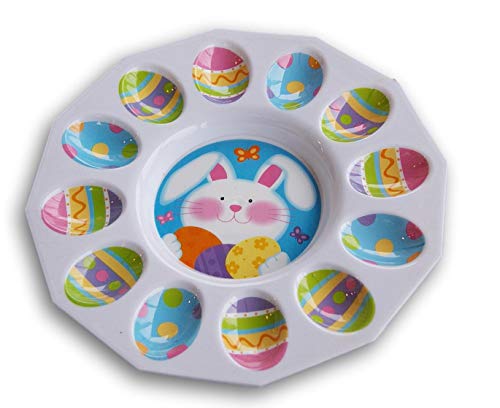 계란 서빙 트레이 Round Easter Egg Serving Tray - 9.25 Inches