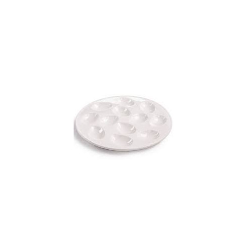 계란 접시 Martha Stewart Collection Egg Platter 10.25