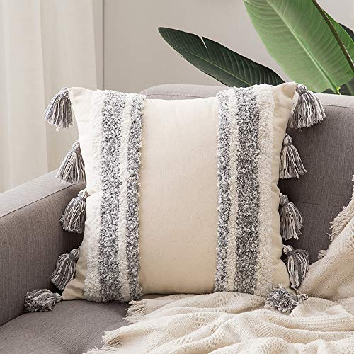 집들이선물 홈데코 태슬 쿠션커버 단품 사이즈 택1 MIULEE Decorative Throw Pillow 커버 Tassels
