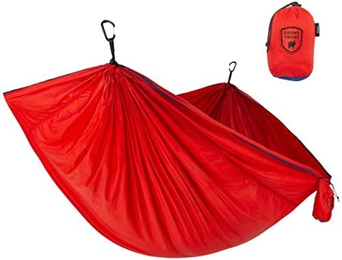 GRAND TRUNK Trunk Tech Single Hammock: Strong, Light, and Portable - Perfect for Outdoor Adventures, Backpacking, and Festivals