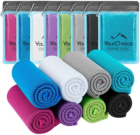Your Choice Cooling Towel Workout 체육관 Fitness 골프 Yoga Camping Hiking Bowling Travel Outdoor 스포츠 Instant Relief