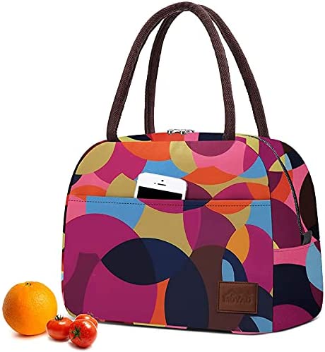 도시락가방 런치백 색상 택1 Lunch Bags for Women Lunch Tote Bag Insulated Lunch Box Meal Prep Containers Large Cooler Bag Food delivery Bag Waterproof & Reusable for Work Picnic Beach