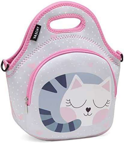 네오프랜 도시락가방 런치백 색상 택1 Lunch Bag for Kids,VASCHY &nbspInsulated&nbspNeoprene Lightweight Lunch Box Bag for Children Boys and Girls School Daycare Kindergarten