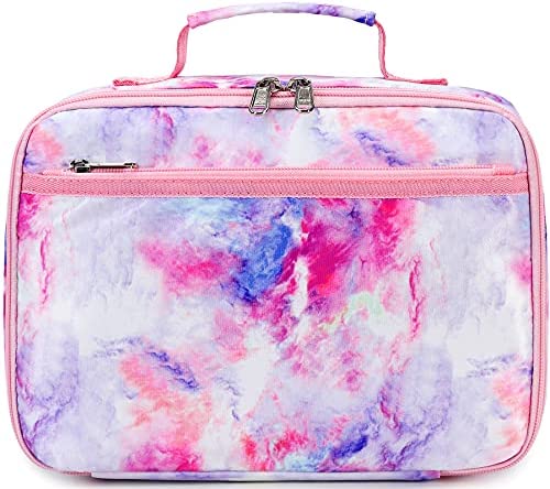 키즈용 도시락가방 런치백 색상 택1 Kids Lunch Box Boys Girls Insulated Lunch Cooler Bag Reusable Lunch Tote Kit for School Travel (Unicorn Pink)