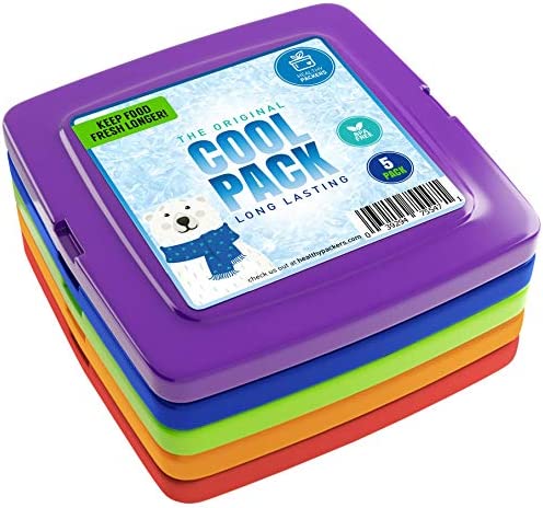 슬림 아이스팩 수량 택1  Healthy Packers Cool Pack, Slim Ice Pack for Lunch Box - Quick Freeze and Long-Lasting - Freezer Cold Packs for Cooler Bag and Lunch Boxes - Original Long-Lasting Formula