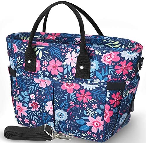도시락가방 런치백 색상/사이즈 택1 KIPBELIF Insulated lunch bags for women - Large Tote Adult Lunch Box for Women with Shoulder Strap, Side Pockets and Water Bottle Holder