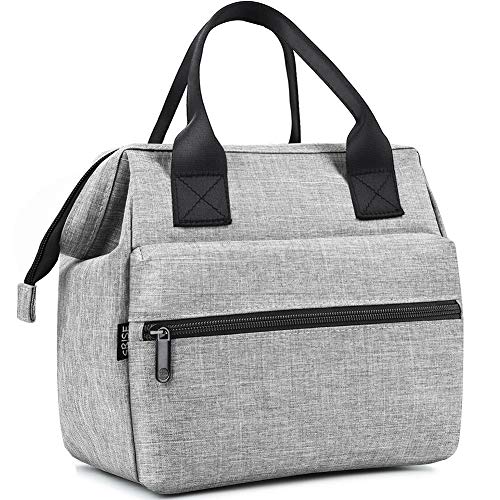 도시락가방 런치백 색상 택1 Srise Lunch Bag Insulated Lunch Box, Wide-Open Meal Prep Lunch Tote Bags Durable Nylon Snacks Organizer for Men and Women