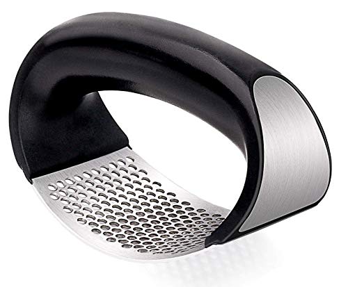 집들이선물 생강 마늘다지기 Garlic Press Rocker - Stainless Steel Garlic Mincer Crusher and Peeler (2020)