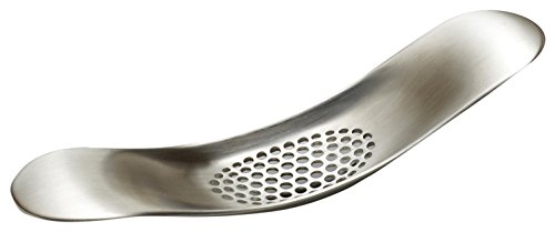 집들이선물 조셉조셉 생강 마늘다지기 Joseph Joseph 20138 Garlic Rocker Crusher Mincer Press Dishwasher Safe, Stainless Steel