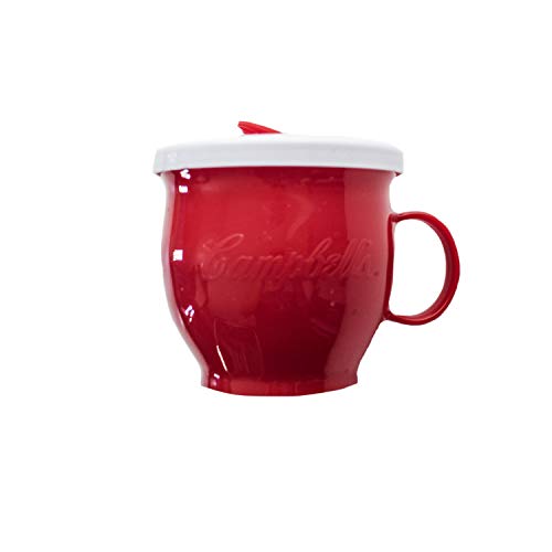 스프볼 스프머그 Evriholder Campbell Micro Microwave 머그잔 One Size Red