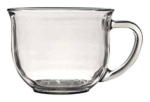 1 X Large 클리어 Coffee Tea Soup 머그잔 18 oz. Greenbrier