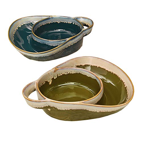 Stoneware Chip Dip Soup & Side Bowls Parties Rustic Southwestern Style