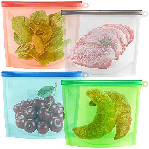 집들이선물 실리콘 밀폐용기 4개 세트 Food Storage Container Set of 4