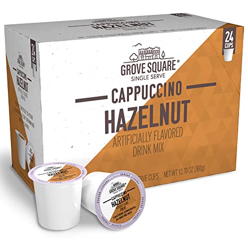 Grove 스퀘어 Cappuccino Hazelnut 24 Single Serve Cups