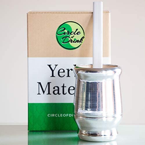 마테차 컵 + 스트로우 세트 색상 택1 Circle of Drink - Lexa Cup Yerba Mate Kit with Nativa Snow Bombilla