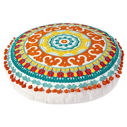 보헤미안 명상 방석 색상 택1 Bohemian Round Colorful Meditation Cushion