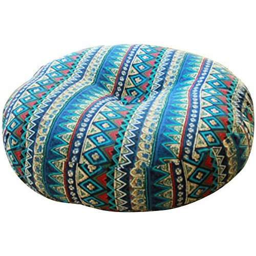 A.B Crew Japanese 스타일 Zafu Meditation Yoga Bolster Tatami Floor Round Cushion Elephant,19.7