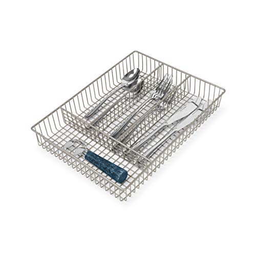 수저 정리 트레이 Utensil Holder, Rustic Kitchen Storage & Cutlery Tray