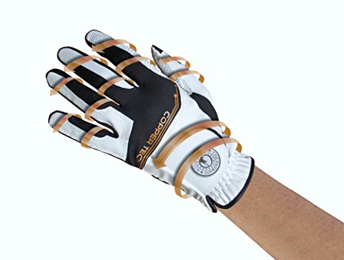 남성 골프장갑 원사이즈 Copper Tech Gloves Male 골프 Glove White/Black One Size Fits Most