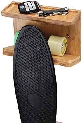 스케이트보드 거치대 전시 선반 JackCubeDesign MK393A - Bamboo Skateboard Wall Mount Rack