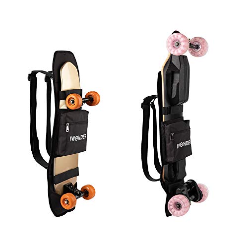 스케이트보드 트래블 백팩 IWONDER Electric Skateboard 가방 Longboard 조절되는 Shoulder 접이식 Carrier Travel Backpack