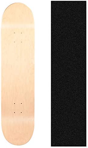 LOSENKA Maple Skateboard Decks Double Tail Light Free Grip Tape