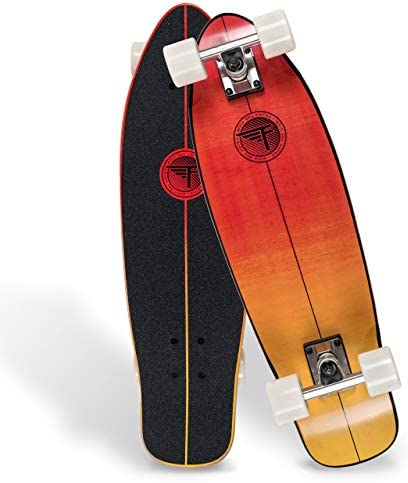 Flybar Skate Cruiser Boards &ndash 24&rdquo 27.5 Strong 7 Ply Canadian Maple Complete Skateboards - 60mm PU Wheels High Speed ABEC 9 Bearings