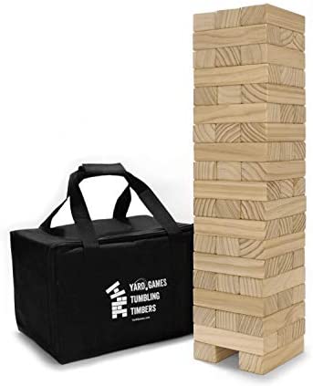 자이언트 젠가 Yard Games Giant Tumbling Timbers carrying case