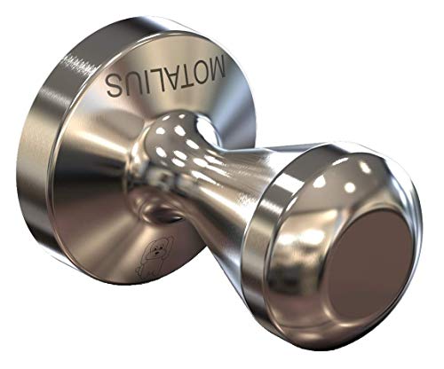 템퍼 58mm Motalius 58mm Espresso Tamper - Solid Unibody Design - 100% Stainless Steel - 58 mm Flat Base - Ground Coffee Tamper