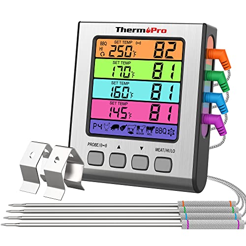 듀얼 디지털 조리용 온도계 ThermoPro TP-17 Dual Probe Digital Cooking Meat Thermometer