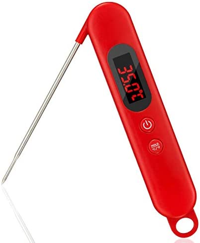 스테이크 온도계 liangdu DTH-138 Meat thermometer, SMALL, Red